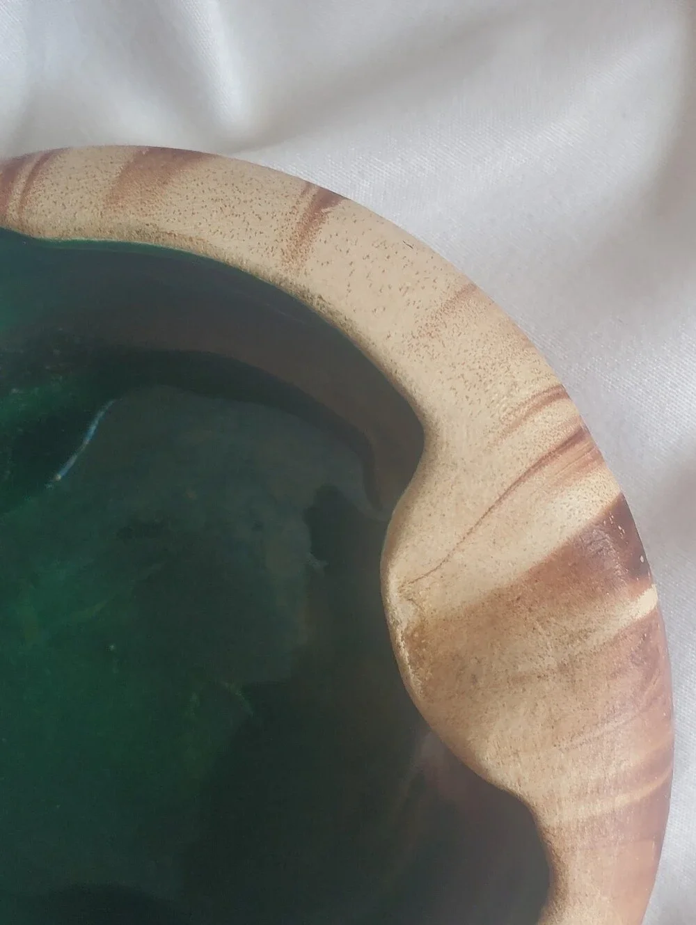 Nemadji Vtg Rocky Mountain #213 Handmade MCM Retro Pottery Ashtray Trinket Bowl